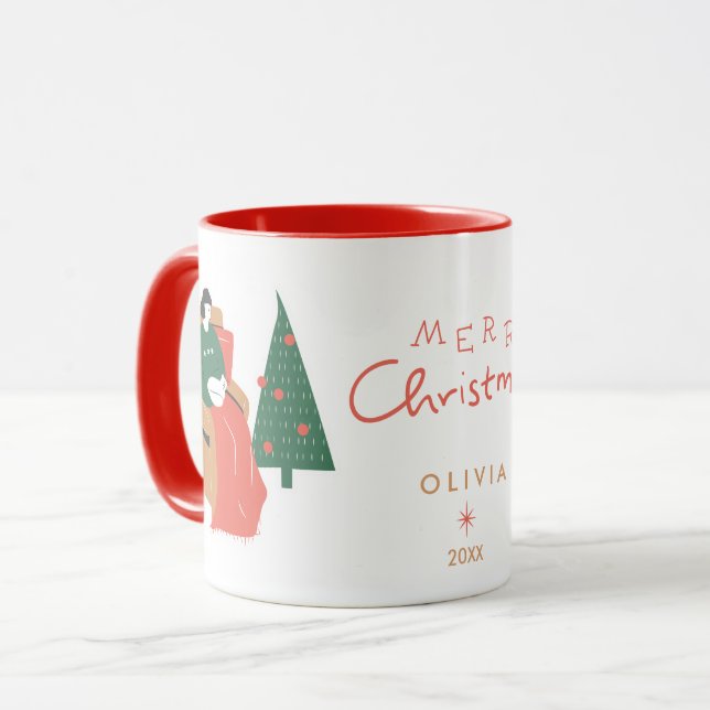 Caneca Fofo de Natal (Frente Esquerda)
