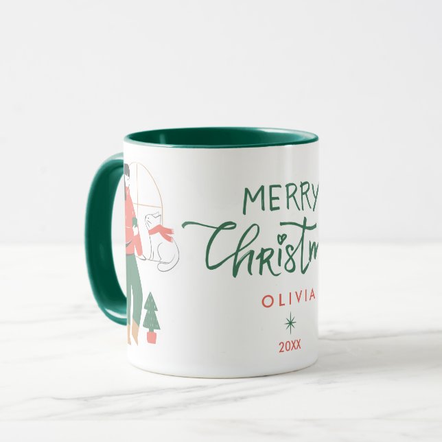 Caneca Fofo de Natal (Frente Esquerda)