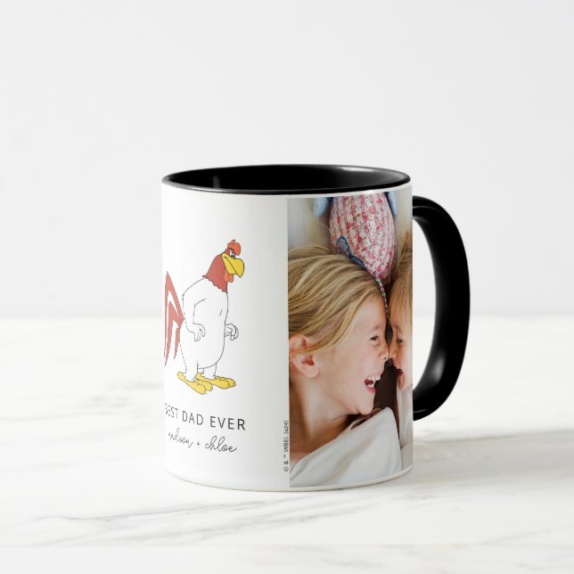 Caneca Foghorn Leghorn | Melhor Foto do Pai (Frente Esquerda)