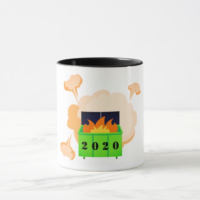Caneca Fogo de lixeira personalizável 2020 (Centro)