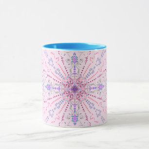 Caneca Fogos de artifício cor-de-rosa