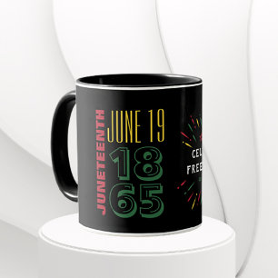 Caneca Fogos de artifício da História Negra