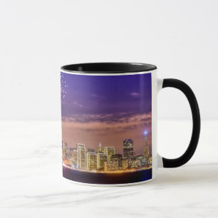 Caneca Fogos-de-artifício do ano novo de San Francisco