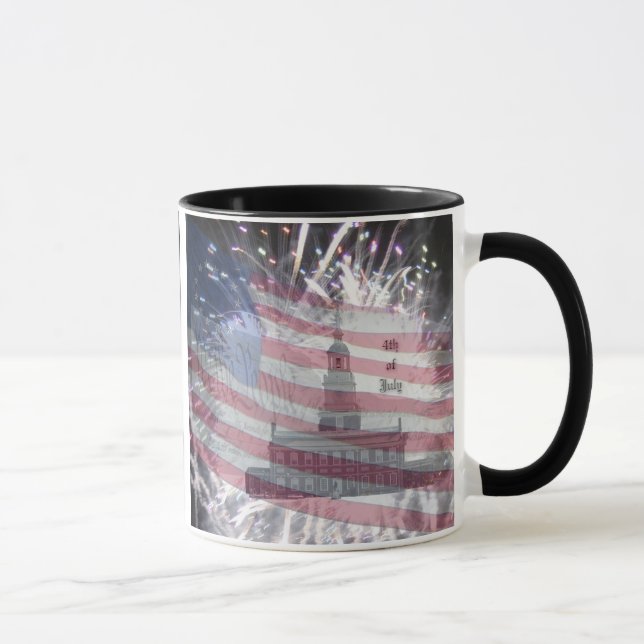 Caneca Fogos de artifício do quarto de julho (Direita)