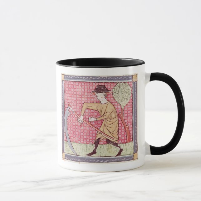 Caneca Fol.58v junho: Ceifa (Direita)