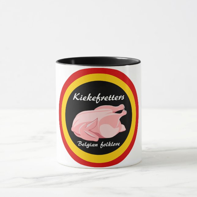 Caneca Folclore belga dos Kiekefretters (Centro)