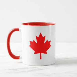 Caneca Folha de bordo do Canadá