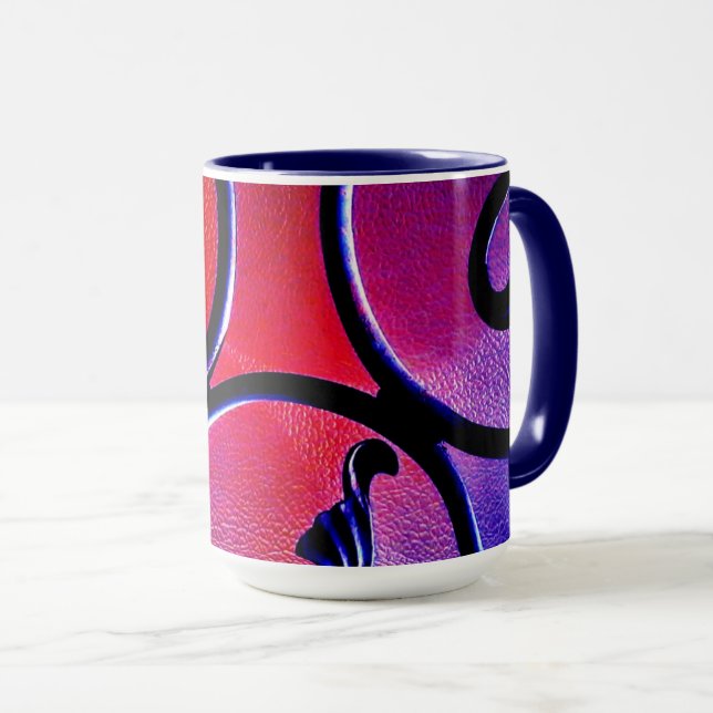 Caneca Folhas Arco-íris (Frente Esquerda)