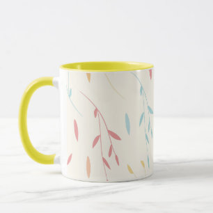 Caneca folhas de árvore