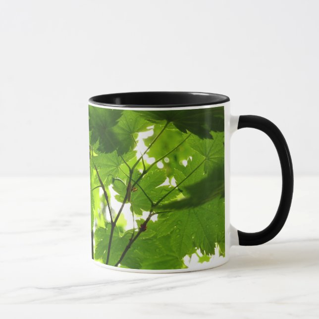 Caneca Folhas de Maple com Gotas de Rainha (Direita)