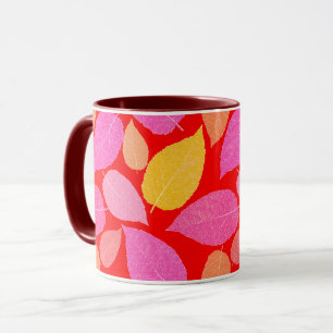 Caneca Folhas de outono.