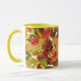Caneca Folhas de outono do outono