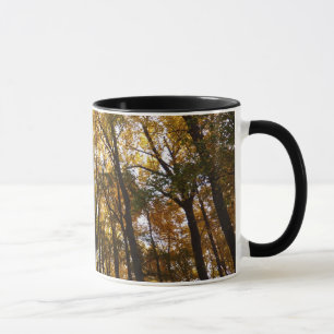 Caneca Folhas de Outono pela Manhã Natureza de Maryland
