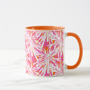Caneca Folhas de palmeira tropicais