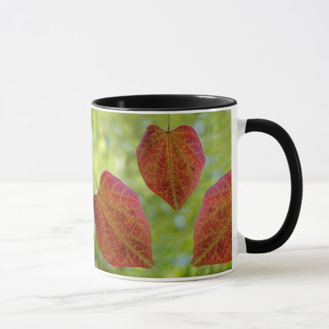 Caneca Folhas do Coração Vermelho (Direita)