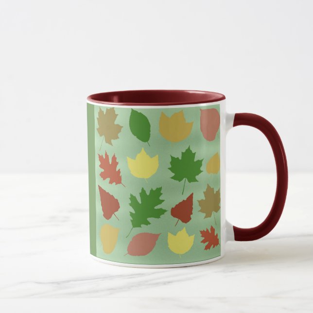 Caneca Folhas mistas (Direita)