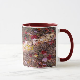 Caneca Folhas na grama