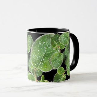 Caneca Folhas Nevadas