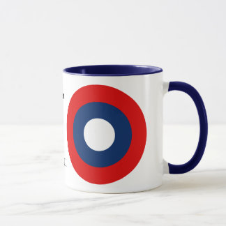 Caneca Folheto de advertência do serviço aéreo dos E.U.