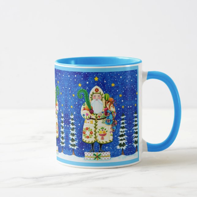 CANECA FOLKART BALTIMORE QUILADO PAI NATAL PRIMITIVO (Direita)