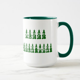 Caneca Fonte da árvore de Natal feliz