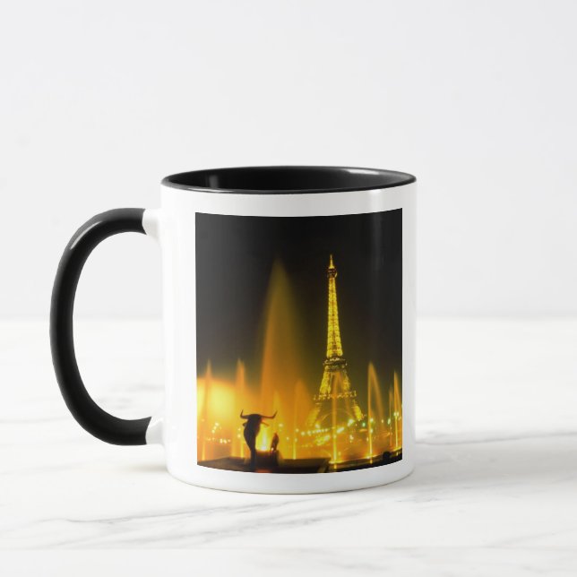 Caneca Fonte da mundialmente famosa Torre Eiffel Paris (Esquerda)