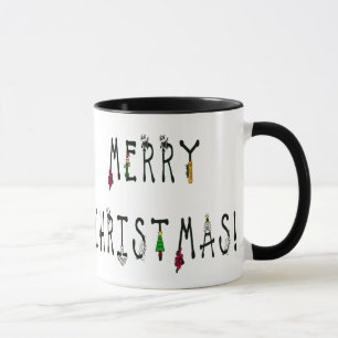 Caneca Fonte de decoração de Natal feliz