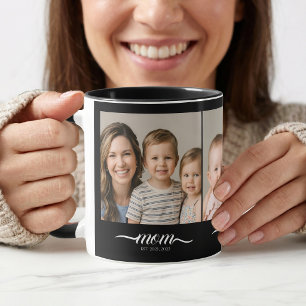 Caneca Fonte de Letra Elegante Estabelecida pela Mamãe Pr