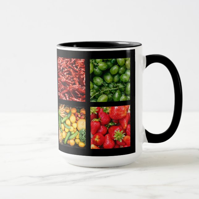 Caneca Foodie monogramas personalizados 3 (Direita)