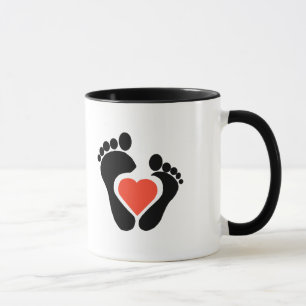 Caneca Foot Love ou Podiatrist Mug
