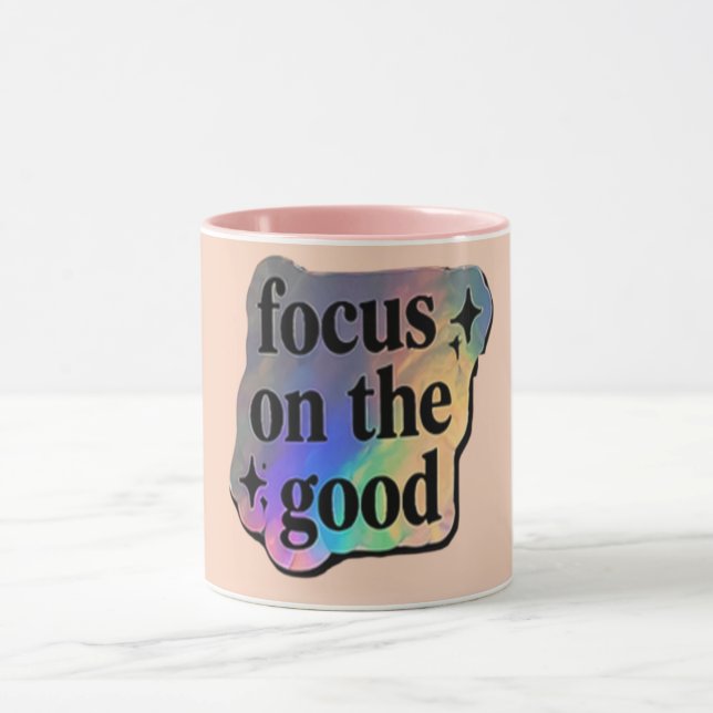 Caneca Foque no que é Bom – Afirmação Positiva  (Centro)