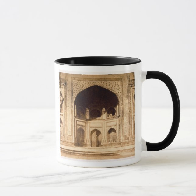 Caneca Fora do Taj Mahal, ilustrado provavelmente 'no pH (Direita)