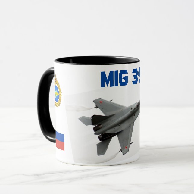 Caneca Força Aérea Russa Mig 35 Collectible Mug (Frente Esquerda)