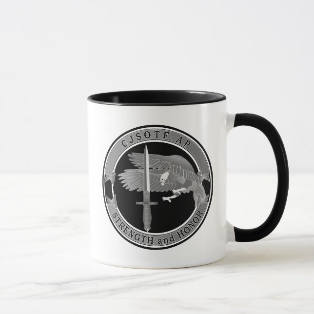 Caneca Força comum combinada do gosto das operações (Direita)