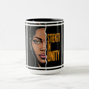 Caneca Força na Unidade - Capacitar a Arte Africana