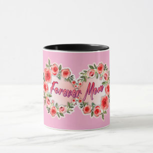 Caneca Forever Mom – Floral Mother’s Day Design