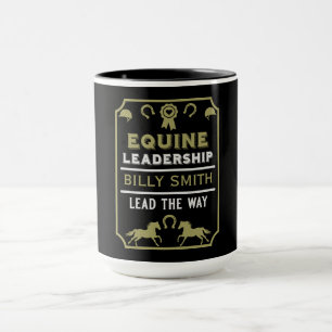 Caneca Formação de liderança em equinos