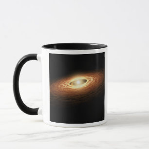 Caneca Formação do cristal do silicato