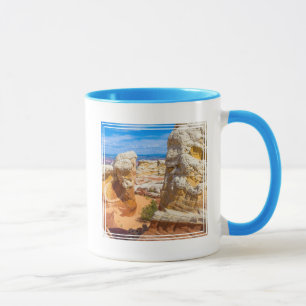 Caneca Formações de Cliff Rock Vermilion