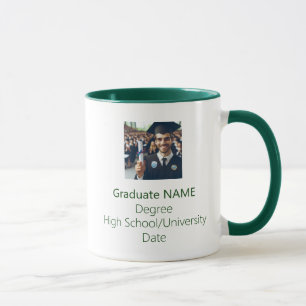 Caneca Formando Personalizado Graduação Verde Mug
