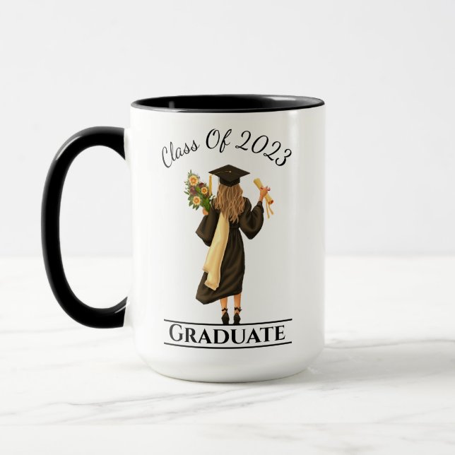 Caneca Formando Rapariga 1 Ano Personalizável (Esquerda)