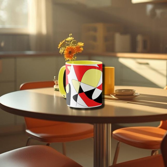 Caneca formas abstrato (Criador carregado)