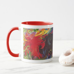 Caneca Formas de Luta de Franz Marc, Arte Fino Antigo