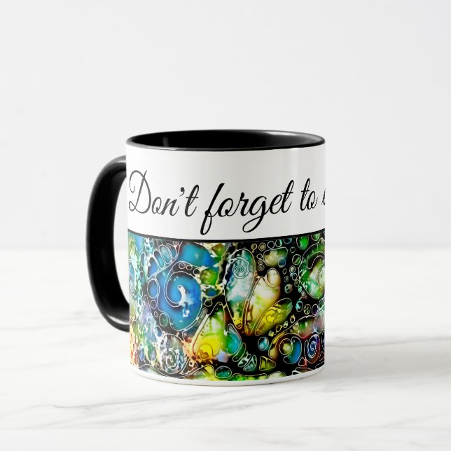 Caneca Formas De Vida - Artigo 7.º Neurográfico (Frente Esquerda)