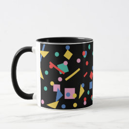 Caneca Formas geométricas do pop art 80s retro