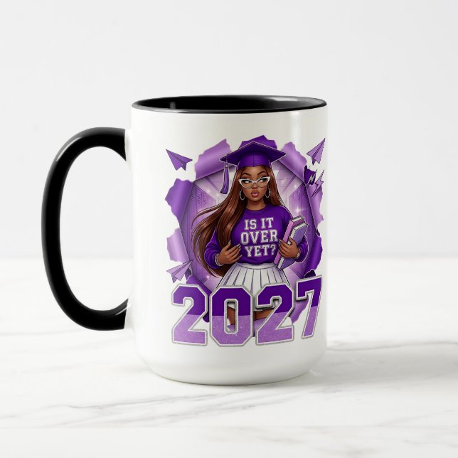 Caneca Formatura 2027 Roxa (Esquerda)