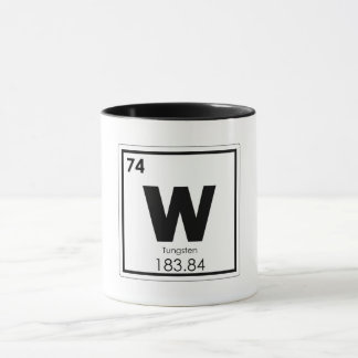 Caneca Fórmula da química do símbolo do elemento químico