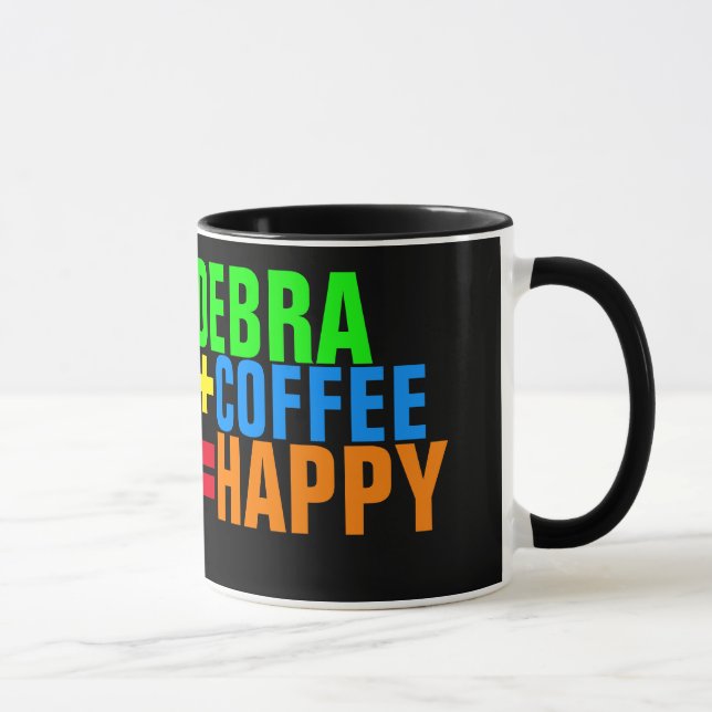 Caneca fórmula personalizada de café feliz (Direita)
