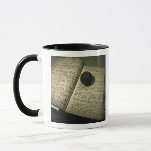 Caneca Formulário do livro do registro a época da batalha (Esquerda)