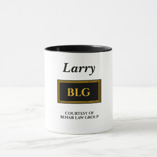 Caneca Foro Personalizado Traseiro/Dourado Office Mug